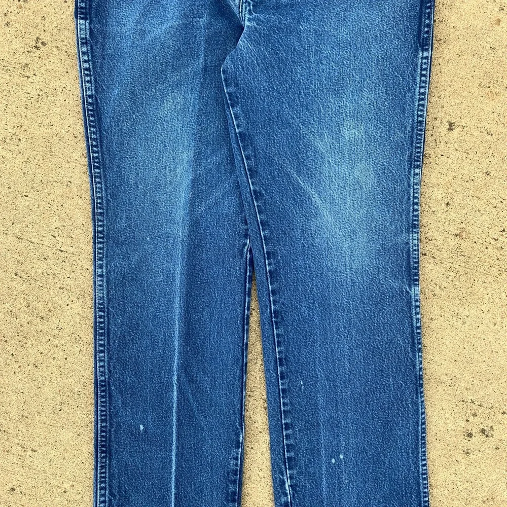 Wrangler Jeans 34x31 Blue Pants 936 Slim Cowboy Western‎ Rodeo Denim Tag 35x32